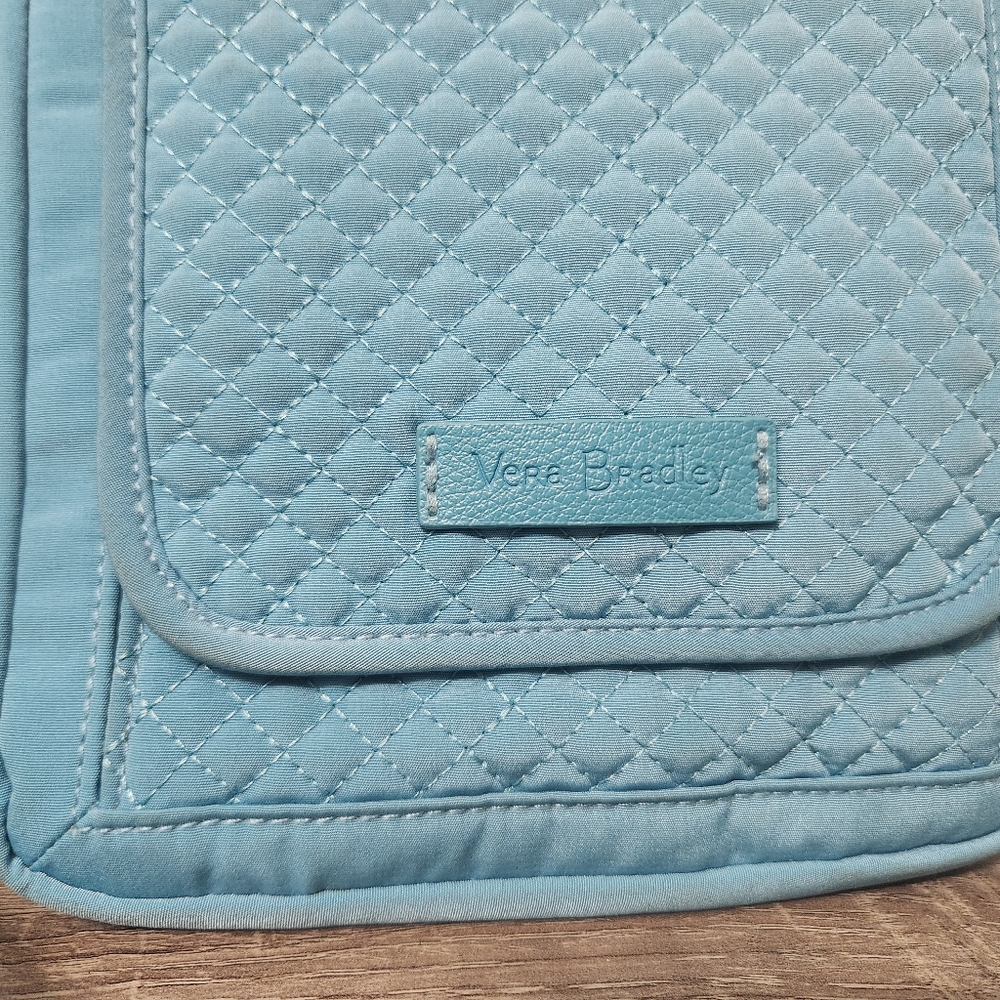 Vera Bradley Blue Quilted Crossbody Bag - Picture 3 of 7